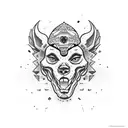 runner with Mexican flag tattoo design idea