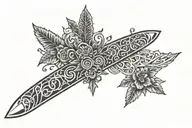 Loco Machete (text only) tattoo design idea