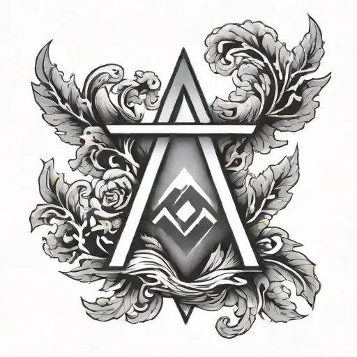 God is greater than the highs and lows tattoo design idea