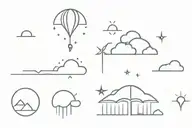 weather tattoo design idea