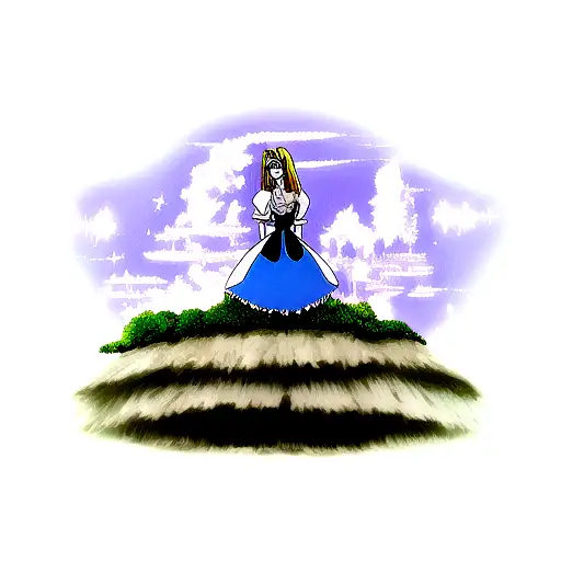 Alice no país das maravilhas  tattoo design idea