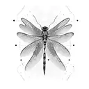 Dragonfly tattoo design idea