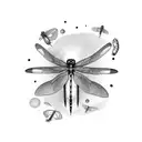 Dragonfly tattoo design idea