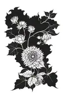 for mom and dad and son  tattoo design idea