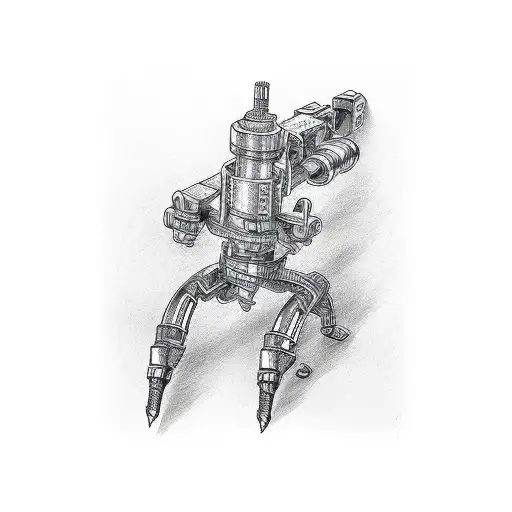 wrenches criss crossed tattoo design idea