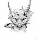 wrenches criss crossed tattoo design idea