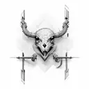 criss cross wrenches  tattoo design idea