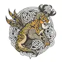 picture of win in  konkor  tattoo design idea