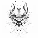 Zé pelintra e Maria navalha com as mãos dadas tattoo design idea