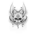 Zé pelintra e Maria navalha com as mãos dadas tattoo design idea