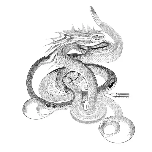 Snake itachi tattoo design idea