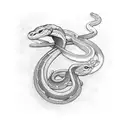 Snake itachi tattoo design idea