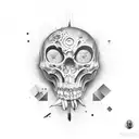 surrealist  tattoo design idea