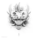 surrealist  tattoo design idea