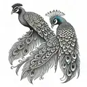 murugan vel peacocks features tattoo design idea