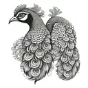 murugan vel peacocks features tattoo design idea