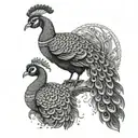 murugan vel peacocks features tattoo design idea