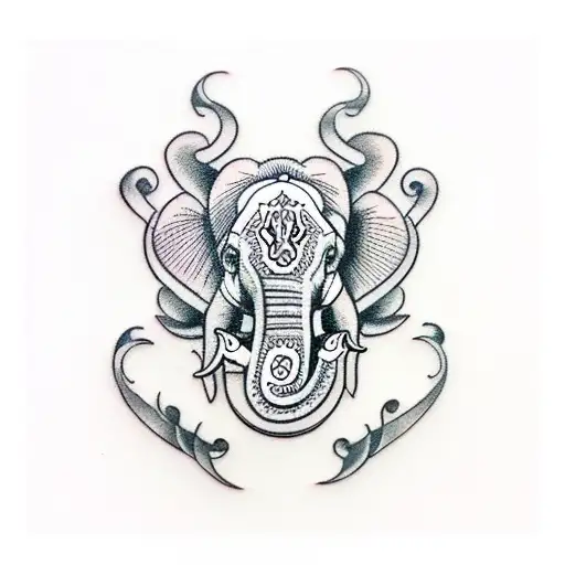 Lord Ganesha tattoo | Hình xăm, Xăm