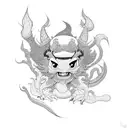 mushu mulan tattoo design idea