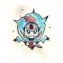 deku using his powers tattoo design idea