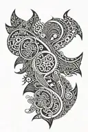 Philippine tribal patterns tattoo design idea