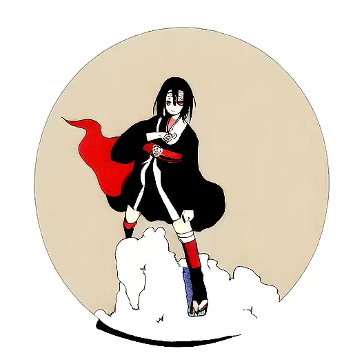 Itachi Uchiha tattoo design idea