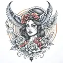 gypsy tattoo design idea