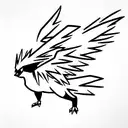 pokemon zapdos tattoo design idea