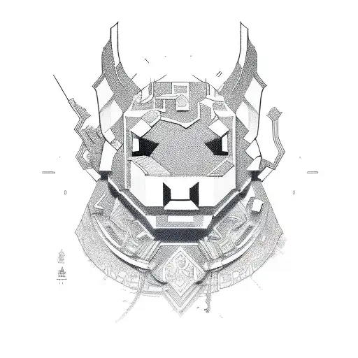 minecraft tattoo design idea