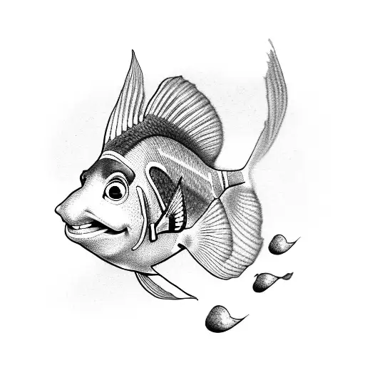 Dory nemo tattoo design idea