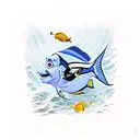 Dory nemo tattoo design idea