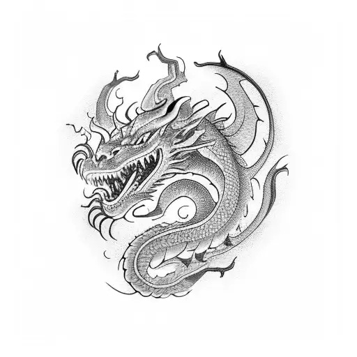 ArmBand tattoo with the dancing dragon form from avatar  tattoo design idea