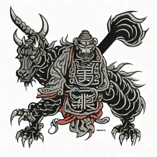 ronin kanji symbol tattoo design idea