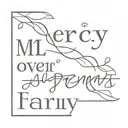 Script that says "Mercy Triumphs Over Judgement" tattoo design idea