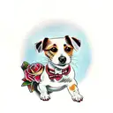 Jack Russell Terrier tattoo design idea