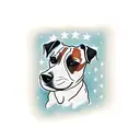 Jack Russell Terrier tattoo design idea