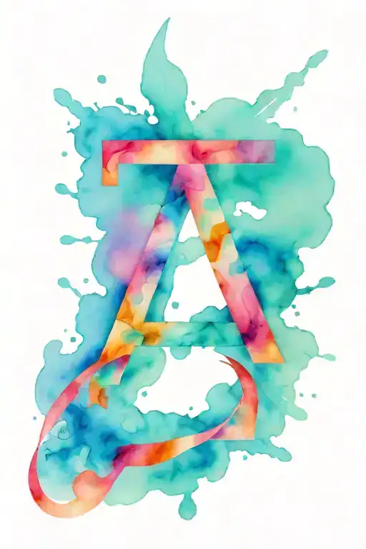 autism symbol and fibromyalgia symbol merging tattoo design idea