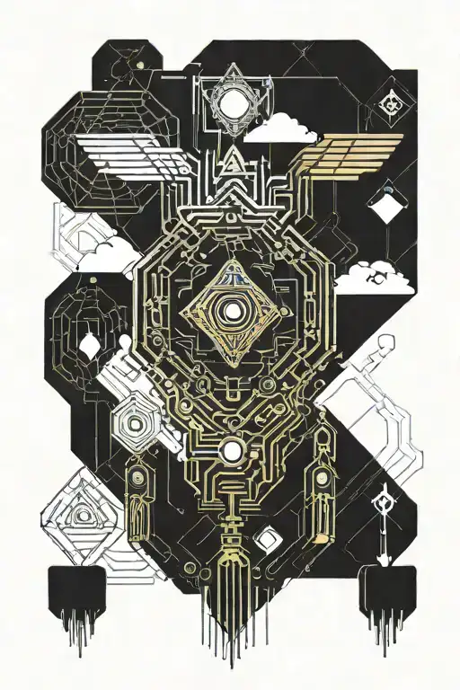 Egyptian tattoo design idea