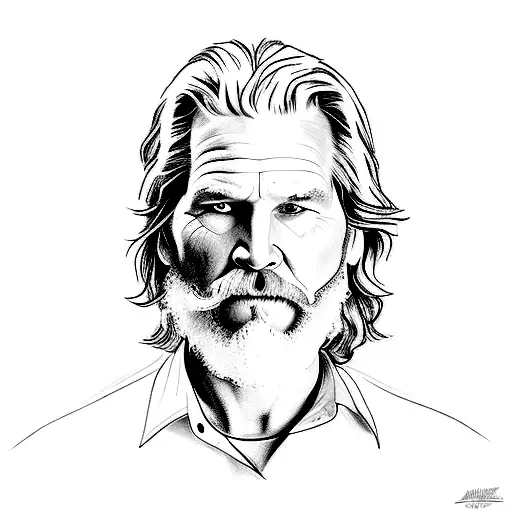 Jeff bridges tattoo design idea