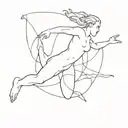 leap into the void tattoo design idea