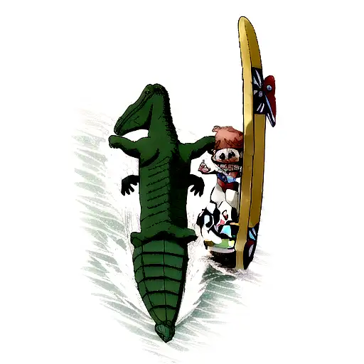 Alligator Anime, HD Png Download - vhv
