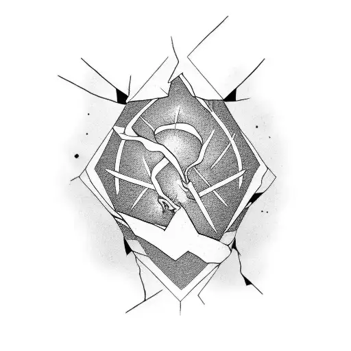 kintsugi written in tategaki tattoo design idea