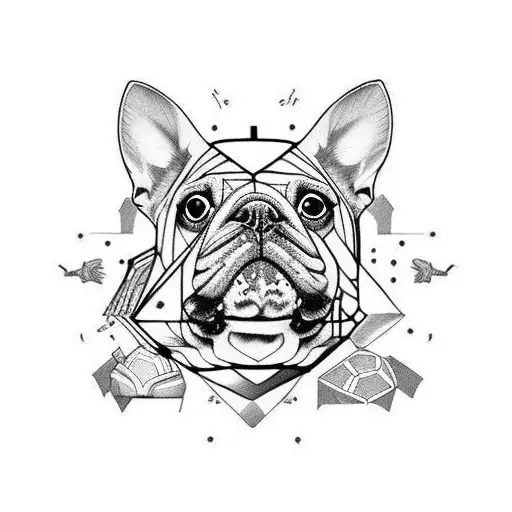 3 dogs and 3 turtles tattoo design idea