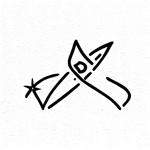 name Davi but different  tattoo design idea