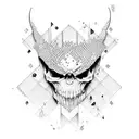 misunderstood villain  tattoo design idea