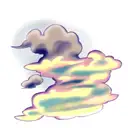 cloud smoke tattoo design idea