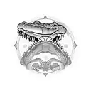 alligator tattoo design idea