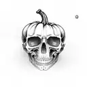 halloween tattoo design idea