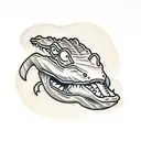 alligator tattoo design idea