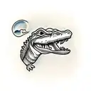alligator tattoo design idea